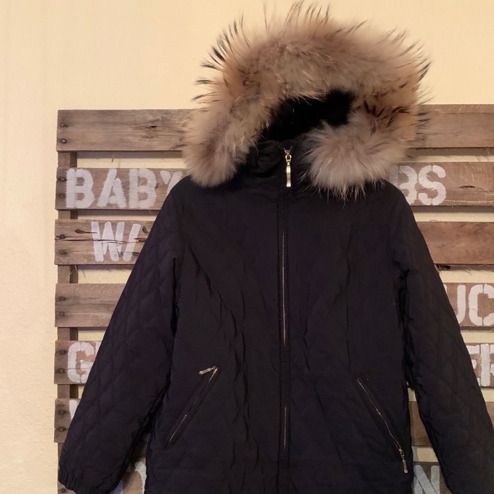 Postcard quilted jacket
